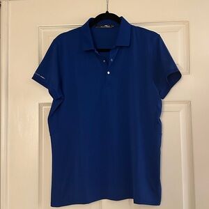 Ralph Lauren RLX Royal Blue mesh Polo Shirt